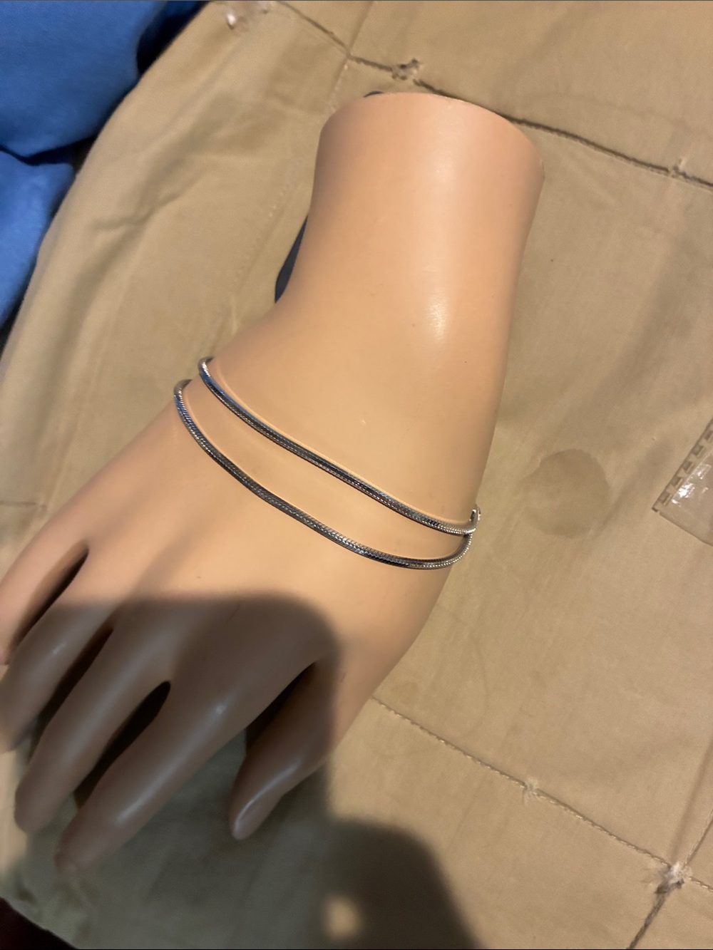 Silver Double-Layer Snake Chain Bracelet - Elegant Women’s Jewelry